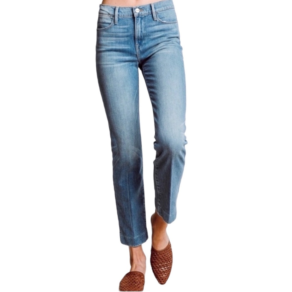 Frame Le High Straight Jeans Withers Wash 26
